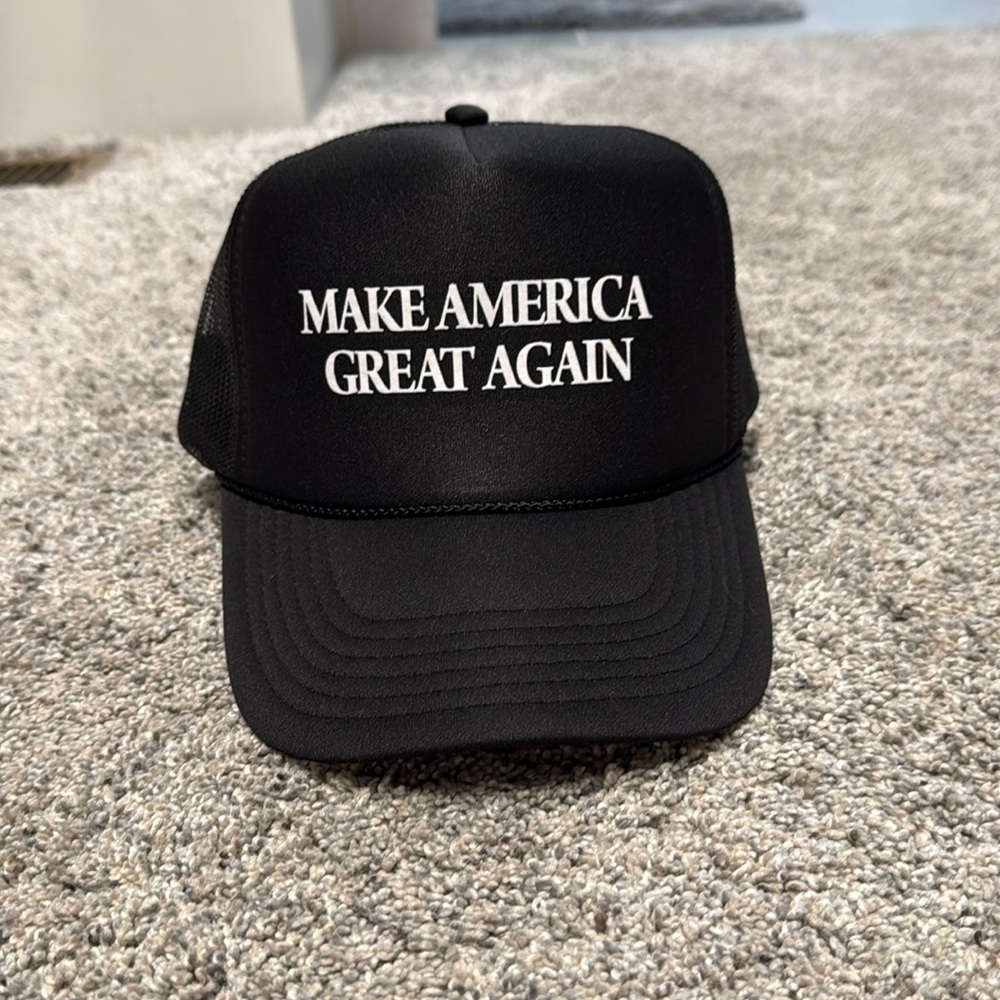 Make American Great Again trucker hat.